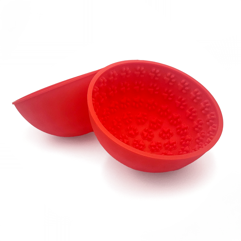 Tazón de silicón para perritos divertidos