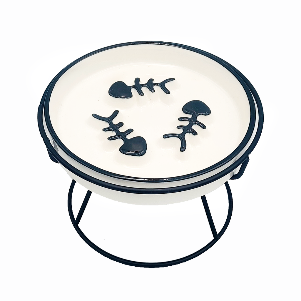 Tazones de cerámica para michis