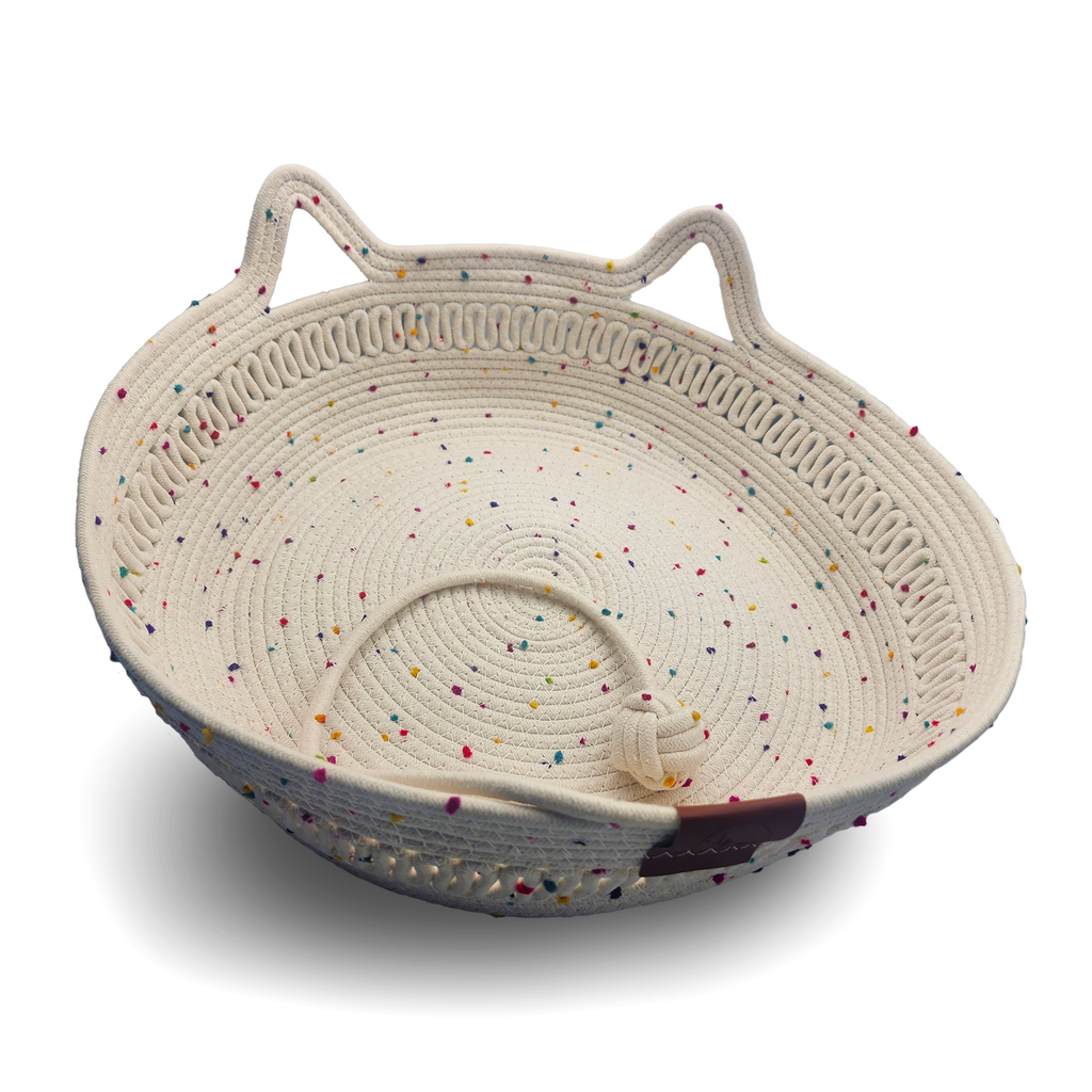 Canastos para michis moteado