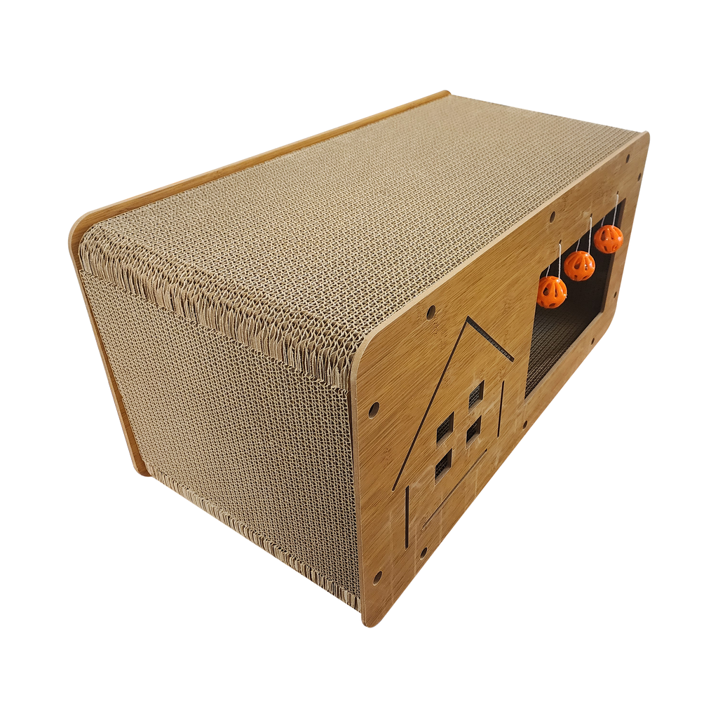 Casita rascadora para gatitos personalizada