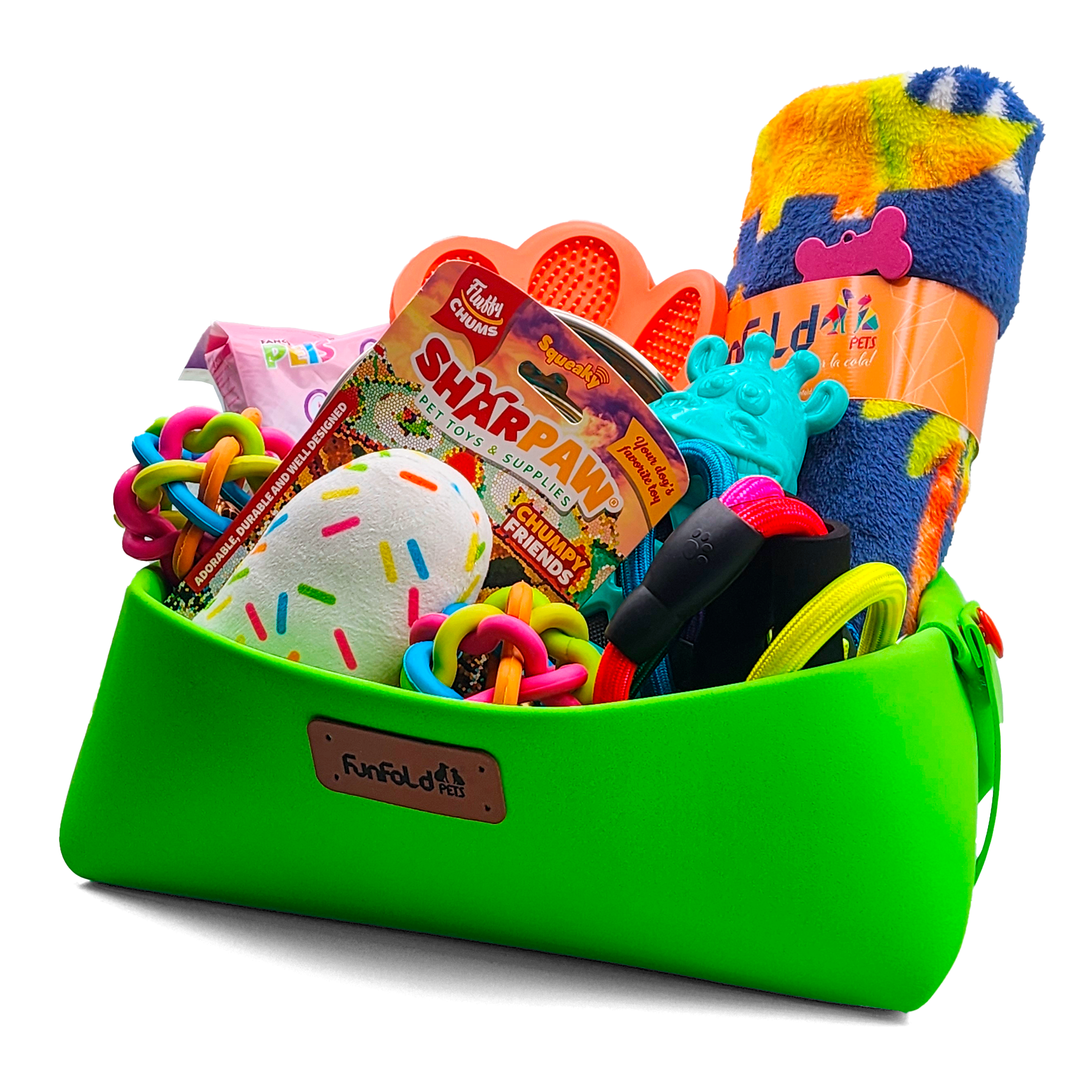 Canasta de bienvenida “Por fin estoy en casa" para peludos