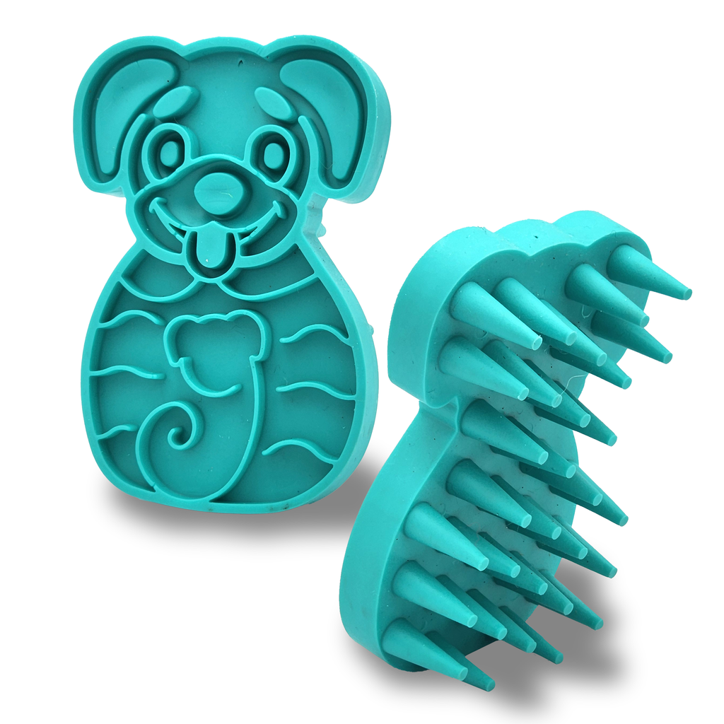 Cepillo masajeador de silicón