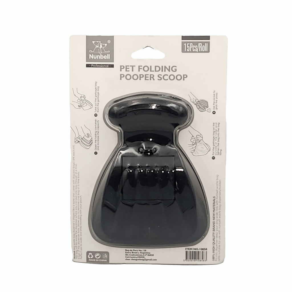 Recogedor portátil para heces rosa