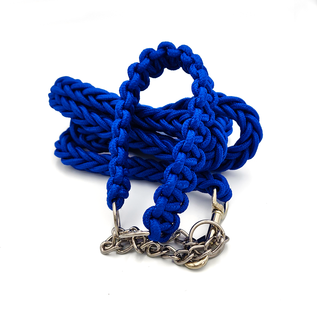 Correa con collar tejido