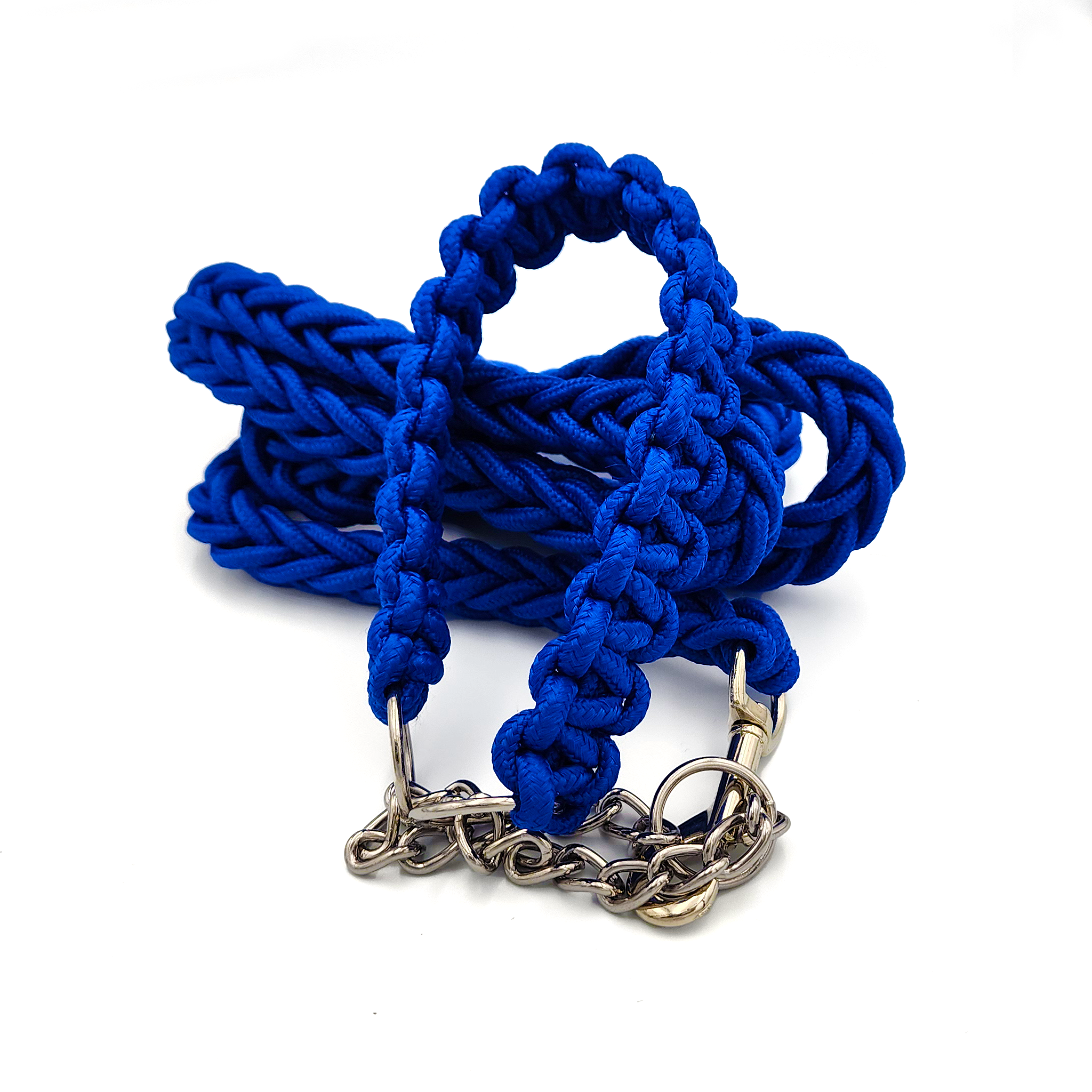 Correa con collar tejido