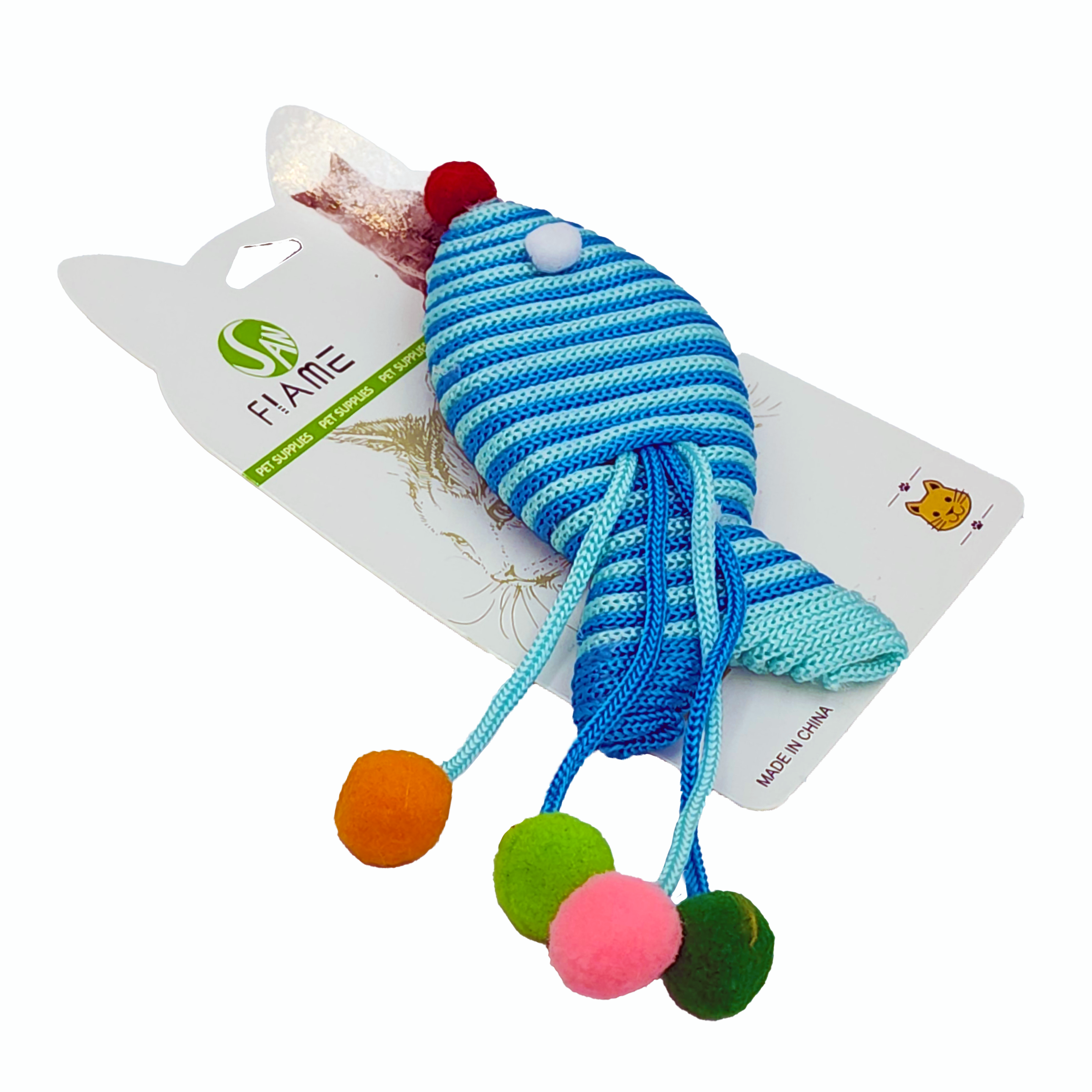 Pez de hilo para gatito