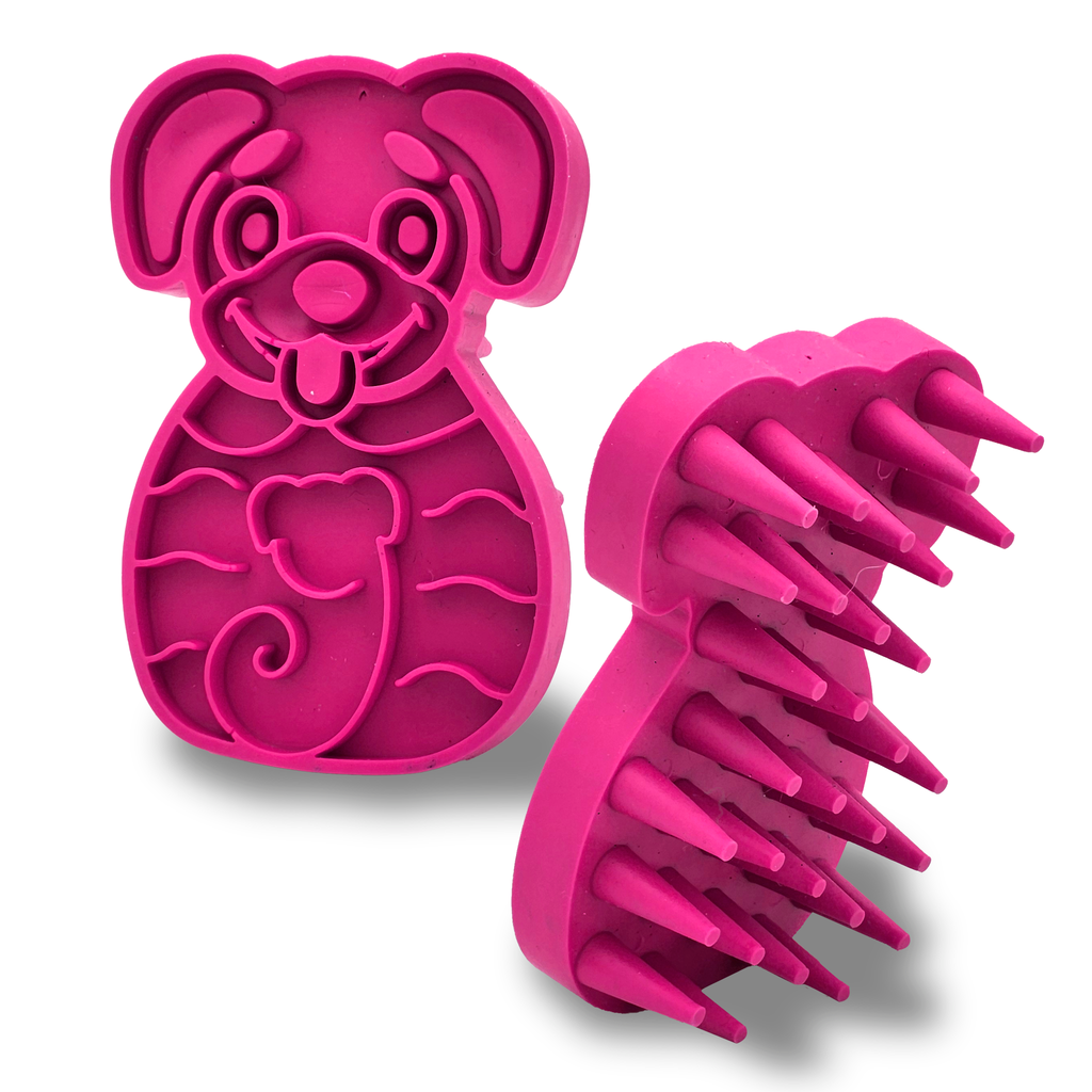 Cepillo masajeador de silicón