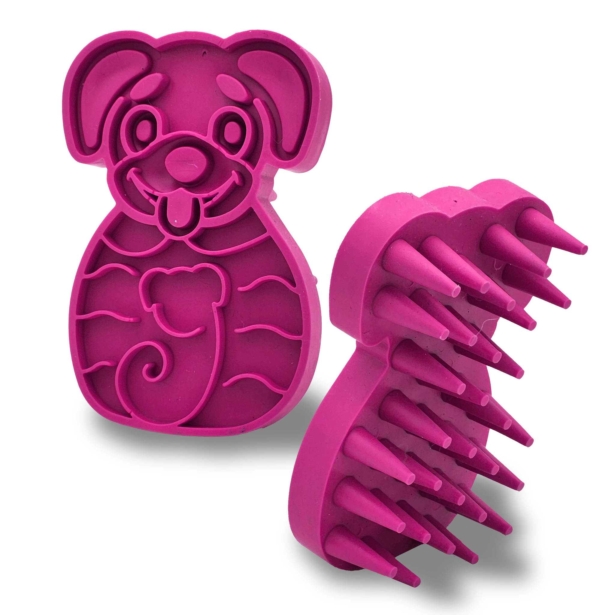 Cepillo masajeador de silicón